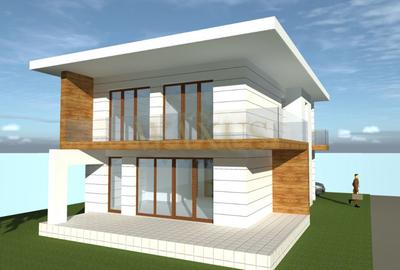 VILĂ NOUĂ 131 MP | TEREN 450 MP | ANSAMBLU PRIVAT | SEMIFINISATĂ DEJ - 1