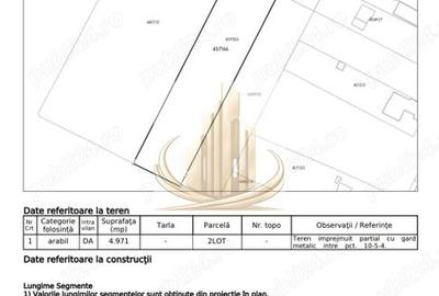Teren Construcții intravilan de 4971 mp, în Lipovei