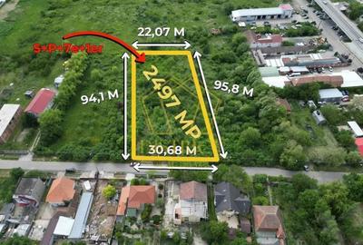 Teren de bloc S+P+7e+1er - 2500mp | Ronat - 1