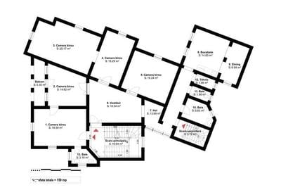 Pta Romana Inchiriez spatiu birouri vila recent renovata 5 cam 160 mp Ultracentr - 10