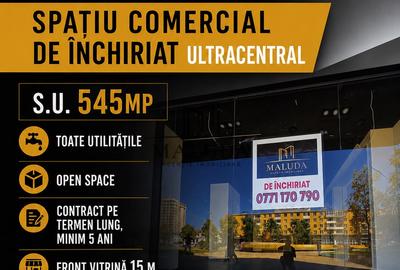 Spațiu comercial, de 545.00 mp, în Central