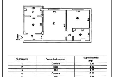 🙋Inel 2🔸2 Camere semiDecomandate 45m² Mobilat Utilat Izolat Centrala - 7