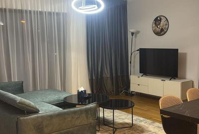 Apartament cu 2 camere semidecomandat, mobilat în Băneasa