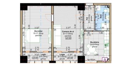 DIRECT DE LA DEZVOLTATOR: Apartament 2 camere decomandat 59 mp- Preț promoțional - 12
