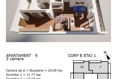 Apartamente NOI cu CF,  Corneliu Coposu, direct la dezvoltator! - 6
