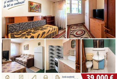 Apartament cu 2 camere, ETAJ 1, mobilat și utilat, VASLUI - zona PROCOPIU; - 1