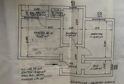 Vamd apartament cu 2 camere I MIcro I Etaj 2 I - 2