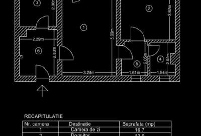 2 camere Trivale , centrala / liber , finisaje clasice ! - 10