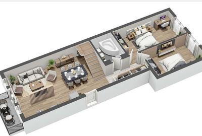 Apartament cu 6 camere,165 mp utili,parcare,zona Stejarului - 3