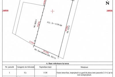 Teren Construcții intravilan de 1138 mp, în Dumbrăveni