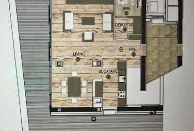 Inchiriere penthouse duplex etajele 4+5 parcare terasa 54mp Armeneasca metrou - 22