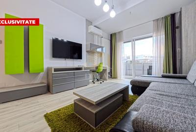 Apartament cu 2 camere semidecomandat, mobilat în Bună Ziua