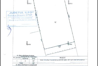 Teren Construcții intravilan de 524 mp, în Odăi