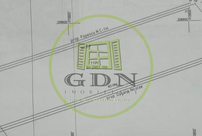 Teren Construcții intravilan de 2461 mp, în Cârcea