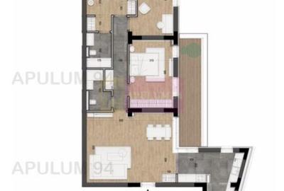 Apartament 4 camere, 104 mp + terasă 16 mp | Cartierul Armenesc - 3