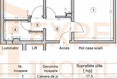Apartament cu 2 camere decomandat în Casa de Cultură
