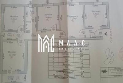 Apartament 4 camere I 73 Mpu I Etaj 1 I Decomandat I Rahovei - 15