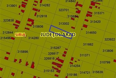 Teren Construcții intravilan de 1300 mp, în Șiria