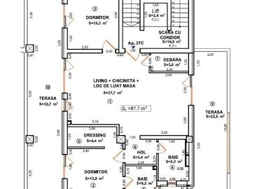 Penthouse 3 camere - Central - Comision 0% - 19