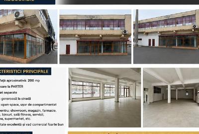 Spațiu comercial, 200 mp în Central