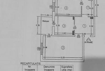 Apartament cu 3 camere decomandat în Păcurari