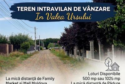 Teren Construcții intravilan de 1025 mp, în Miroslava