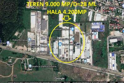 Spațiu industrial, de 4,200.00 mp, în Tunari