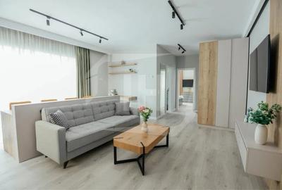 Apartament cu 2 camere semidecomandat, mobilat în Bună Ziua