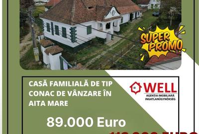 Casă cu 4 camere în Aita Mare