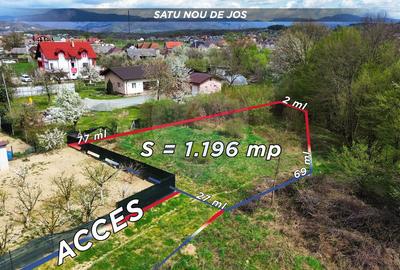 Teren 1,200mp si 400m2 cota drum Satu Nou de Jos / Strada Principala - 1