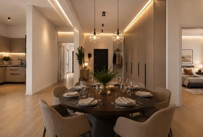 🔝 Penthouse finalizat 🌇Dezvoltator 0% comision-4 camere 🚇 Metrou Mihai Bravu - 10