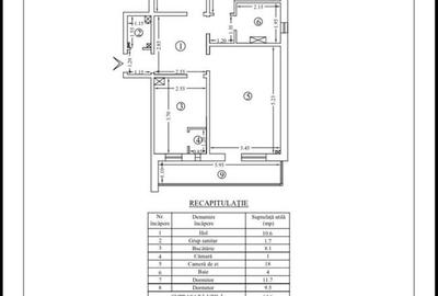 Apartament cu 3 camere decomandat în Dacia