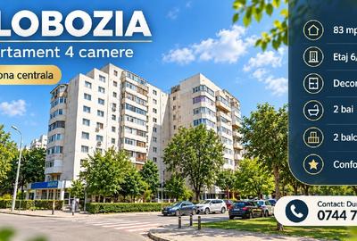 Apartament cu 4 camere decomandat în Central