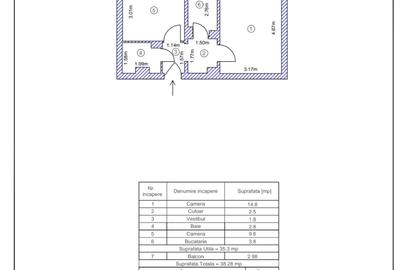 Apartament 2 camere decomandat - Lujerului - 10