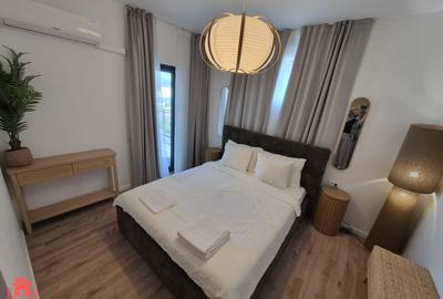 Tunari-PRIMA LOCUIRE, 3 camere curte, piscina exterioara, mobilat luxury, LIBER! - 11