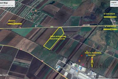 Teren Construcții intravilan de 100000 mp, în Prejmer