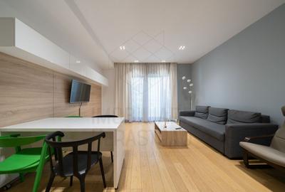 Apartament cu 2 camere semidecomandat, mobilat în Herăstrău