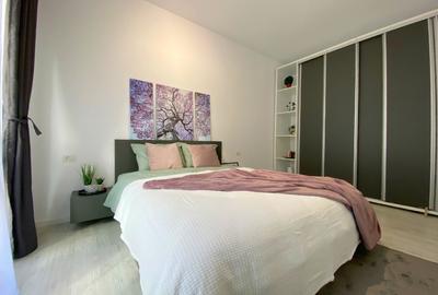 Apartament modern mobilat si utilat, 2 camere,terasa -16mp  si parcare subterana - 11