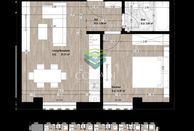 Apartament cu 2  camere// loc de parcare gratuit - 18