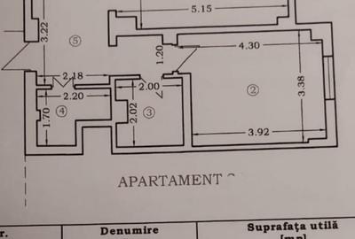 Apartament cu 2 camere decomandat în Central