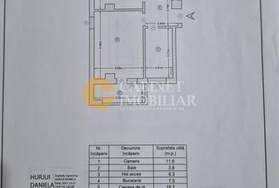 2 camere 54mp - etaj 8/10 - mobilat - loc parcare subteran - 2022 - INTABULAT - 7