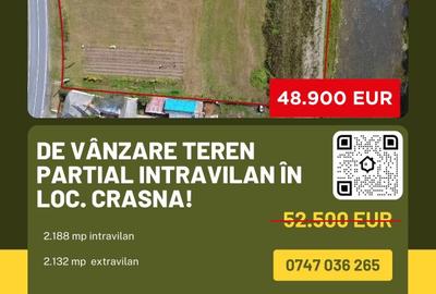 Teren agricol intravilan de 4320 mp, în Crasna