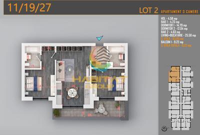 Apartament 3 camere - metrou Nicolae Teclu - 1