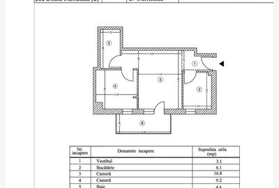 Apartament 2 camere de inchiriat Belvedere Residences | modern | - 7