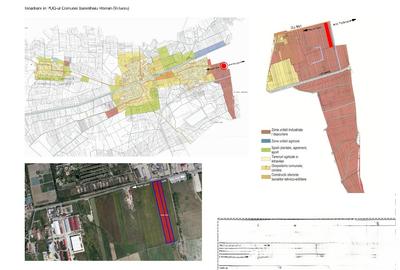 Teren  constructii cu PUZ spre aprobare  situat la Utvin, granita Timisoara - 3