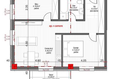 Apartament cu 3 camere in cartierul Europa - 2