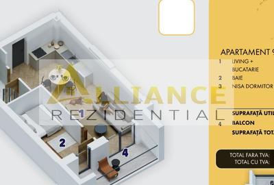 Apartament cu 2 camere decomandat în Central