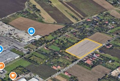 Teren extravilan de vânzare – Satu Mare, str. Ștețiu Ștefan - 1
