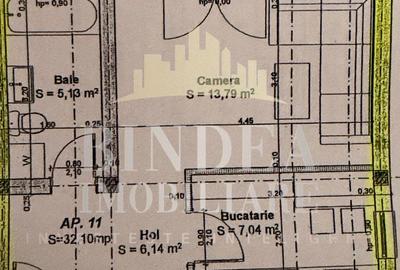 Apartament decomandat 36mp , etaj 1 Giroc- Esso, parcare proprie - 12