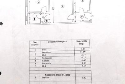 Apartament 2 camere centru constanta- etaj 3 - fără comision - 13